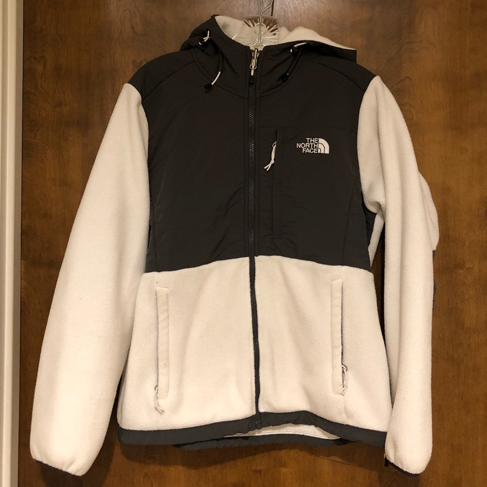 The North Face White Fleece Jacket Size M